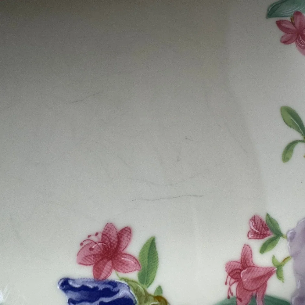 Lenox Suzanne Clee Flower Blossom Dessert‎ Plates Set of 4 Fine Porcelain 1998